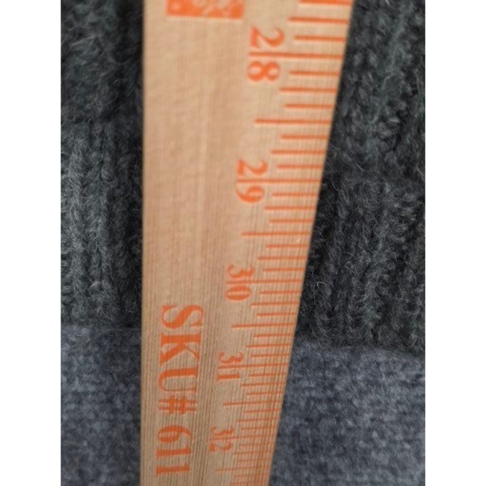 Ruby Moons Gray Knit Turtleneck Sweater Cozy Long… - image 5